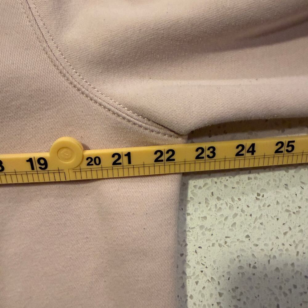 Carhartt Iconic Clarksburg Logo Sweater Hoodie Blush Pink Women Large Cozy - Picture 8 of 9